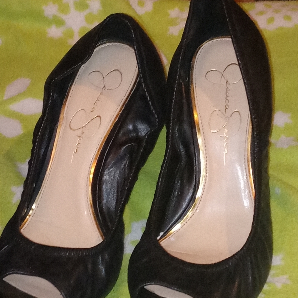 Jessica Simpson wedges